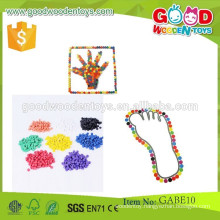 hot sale qualified kids game toys OEM wooden gabe toys 8 colors educational toys points